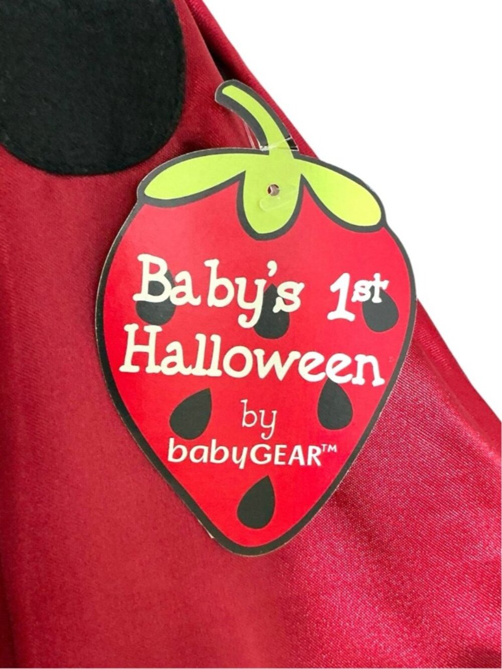 BabyGear Strawberry Halloween Costume Bubble Body Beanie Hat Infant 0-6 months - Picture 6 of 15